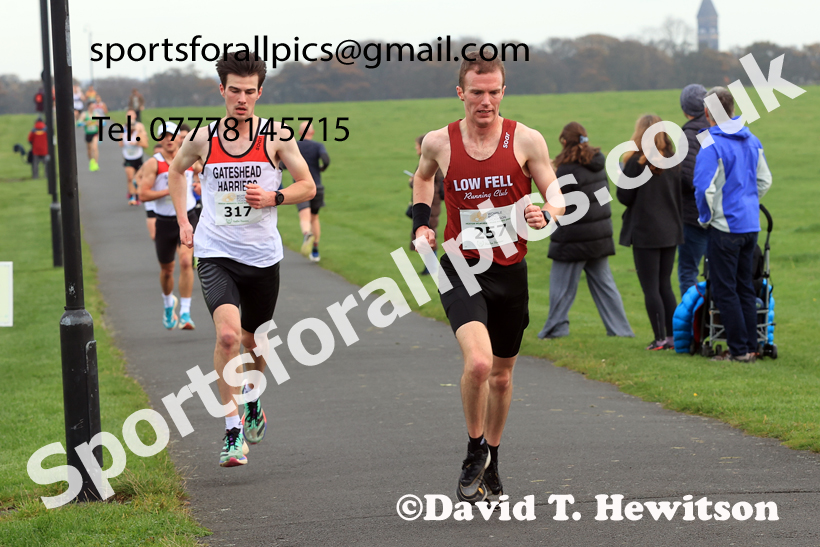 Mens and Womens 2025 Heaton Memorial 10k Road Race, Newcastle Town Moor, Sunday, November 9th. Photo: David T. Hewitson/Sports for All Pics